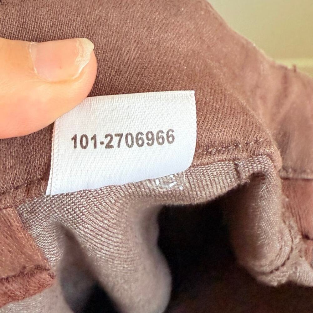 PAIGE Mayslie Transcend Denim Weekender Jogger 27"‎ Chicory Coffee Luxe Coating - Picture 13 of 16